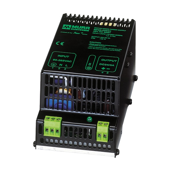 Murrelektronik MPS POWER SUPPLY 1-PHASE, IN: 95-265VAC OUT: 24V/3ADC 85051 - main